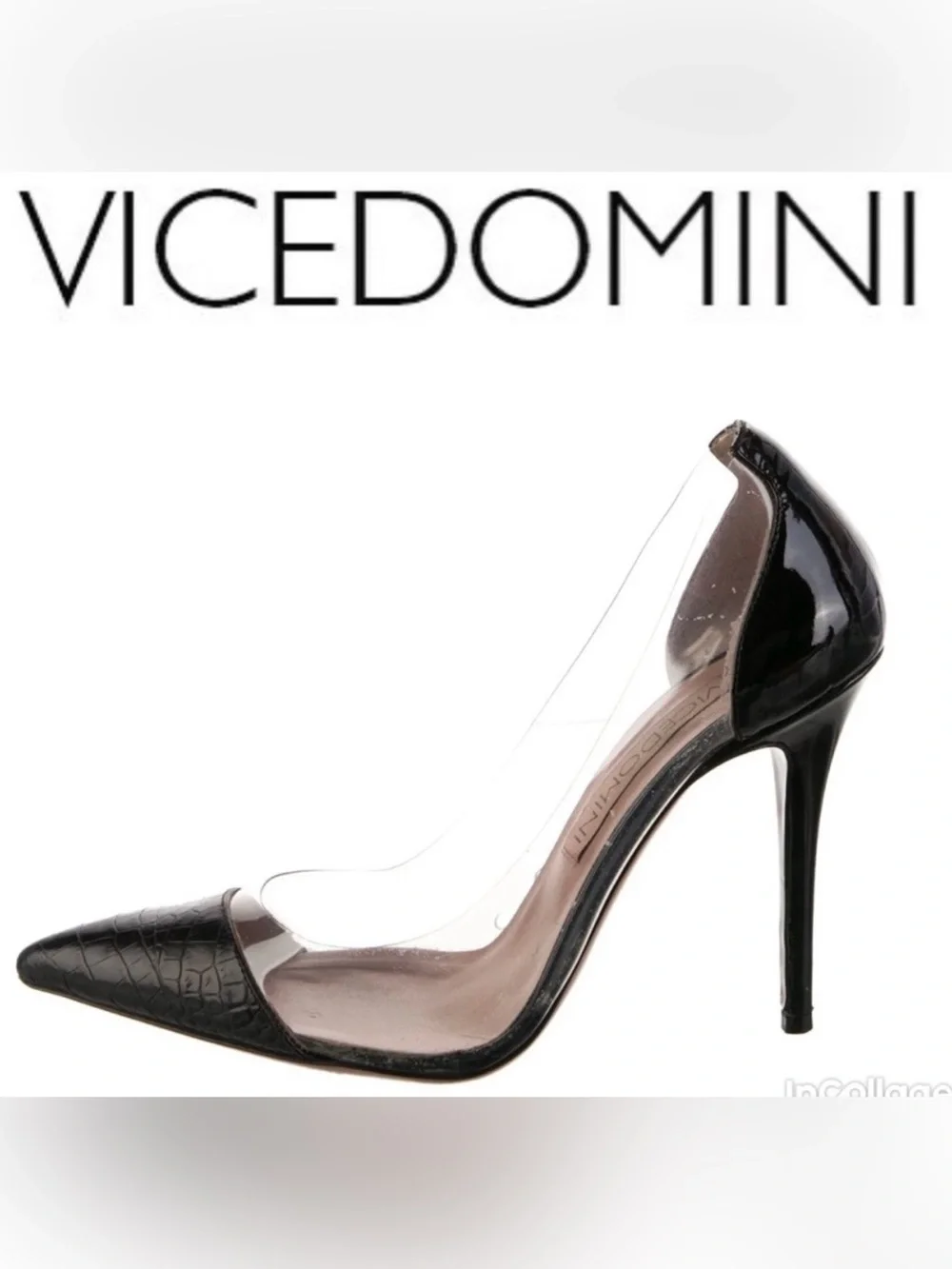 Vicedomini Black Stiletto Heels